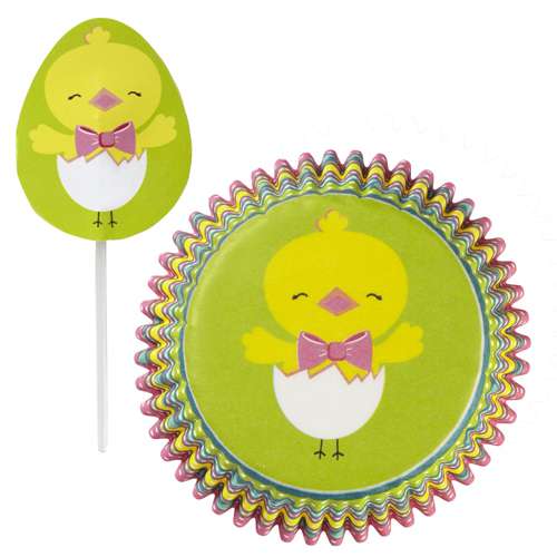 Easter Chick Cupcake Combo - Click Image to Close